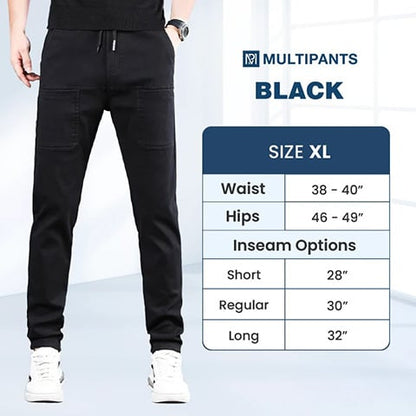 🔥Köp 2 få 5% rabatt (fri frakt)🔥🥰 MultiPants - slitstarka cargobyxor med hög stretch och flera fickor