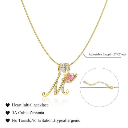 💖 SISTA DAGEN – 51 % RABATT ✨3-lagers halsband med initialer A-Z🎀 | Personligt och elegant