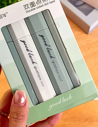 🎅 Julerbjudanden - 50% 🌈4 st dubbelhäftande tejprullar för pyssel