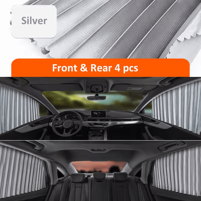 🌥️🔥Universell passform magnetisk solskydd för sidorutor🚗
