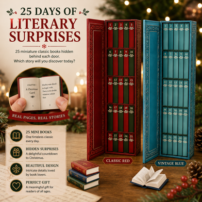 📚 49% RABATT | 25-dagars julkalender med miniböcker – Öppna, läs, häng och samla 🎄