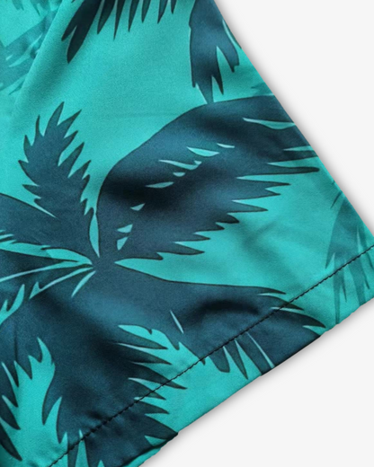 Hawaiianska strand korta ärmar