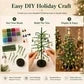 🎄✨ DIY-kit för julgran med pärlor – 🎅Skapa din egen glittrande juldeko – sverigeify