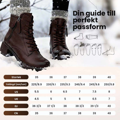 🎈Höstrea🎈49% rabatt under en begränsad tid💕Ideal present - Retro stövlar i brittisk stil