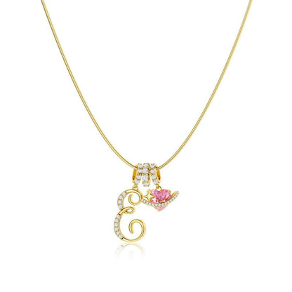 💖 SISTA DAGEN – 51 % RABATT ✨3-lagers halsband med initialer A-Z🎀 | Personligt och elegant
