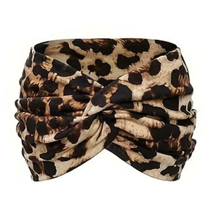 Boho-stil & paisleymönstrat hårband Brett elastiskt hårband