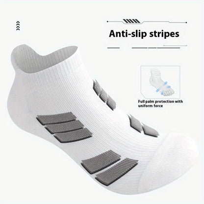 🧦Unisex No-Show-strumpor – Halkfria, andningsbara och perfekta för sport