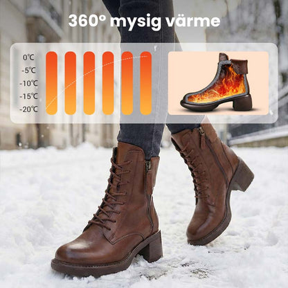 🎈Höstrea🎈49% rabatt under en begränsad tid💕Ideal present - Retro stövlar i brittisk stil