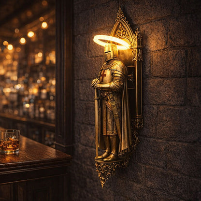 🛡️ Knight vägglampa