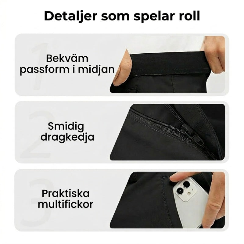 ⏳SISTA DAGEN REA 49% RABATT !!📢Herrstretch snabbtorkande golfshorts