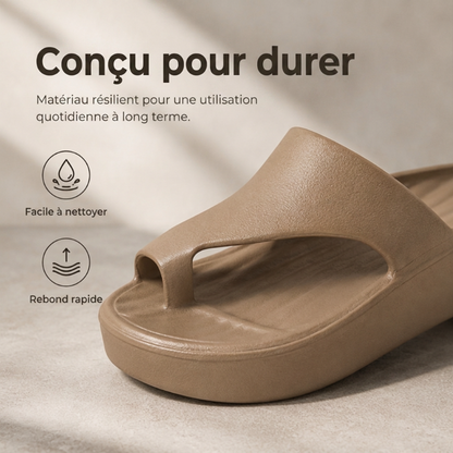 👡 50% RABATT – BEGRÄNSAD KAMPANJ! ✨ Kilklackssandaler Öppen Tå Dam – EVA – Lätt Plattform & Tårem för Sommar