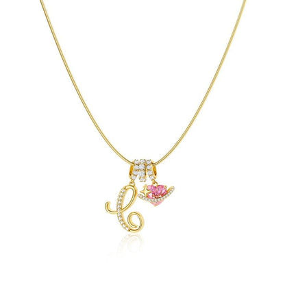 💖 SISTA DAGEN – 51 % RABATT ✨3-lagers halsband med initialer A-Z🎀 | Personligt och elegant