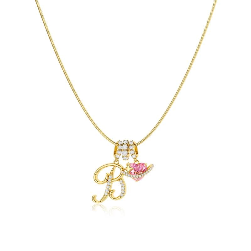 💖 SISTA DAGEN – 51 % RABATT ✨3-lagers halsband med initialer A-Z🎀 | Personligt och elegant
