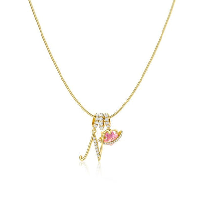 💖 SISTA DAGEN – 51 % RABATT ✨3-lagers halsband med initialer A-Z🎀 | Personligt och elegant