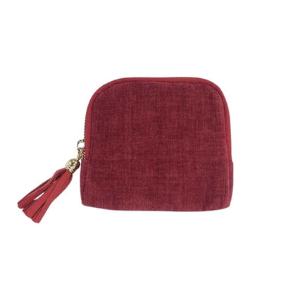 Smyckesväska med dragkedja, bärbar arrangör