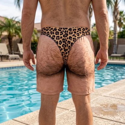 »Cheeky Commando« – roliga badshorts för kul – garanterat att få folk att titta två gånger