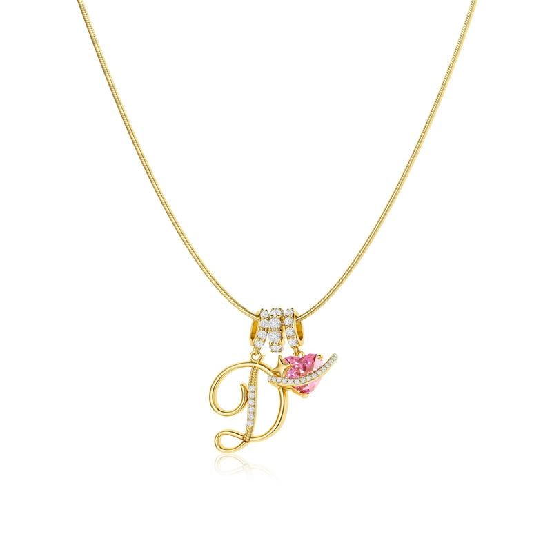 💖 SISTA DAGEN – 51 % RABATT ✨3-lagers halsband med initialer A-Z🎀 | Personligt och elegant