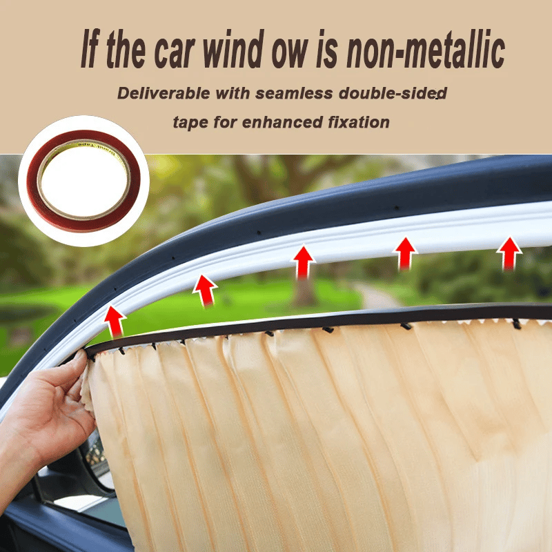 🌥️🔥Universell passform magnetisk solskydd för sidorutor🚗
