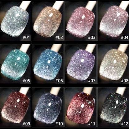 💎Laser diamant kattögon nagellack🔥