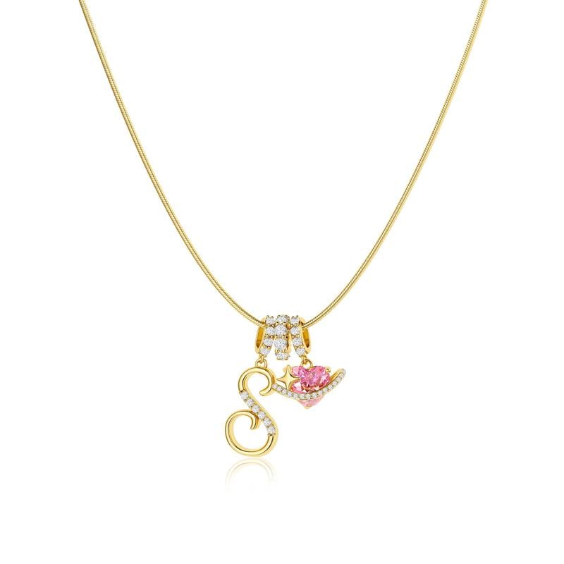 💖 SISTA DAGEN – 51 % RABATT ✨3-lagers halsband med initialer A-Z🎀 | Personligt och elegant