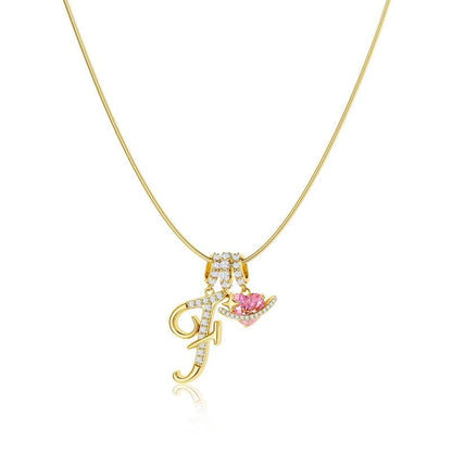 💖 SISTA DAGEN – 51 % RABATT ✨3-lagers halsband med initialer A-Z🎀 | Personligt och elegant