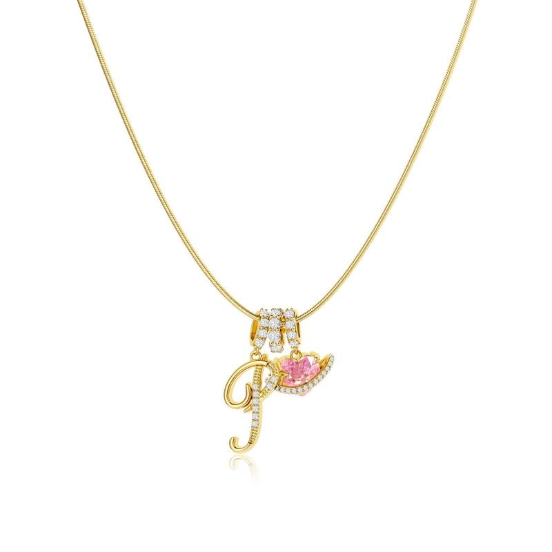 💖 SISTA DAGEN – 51 % RABATT ✨3-lagers halsband med initialer A-Z🎀 | Personligt och elegant