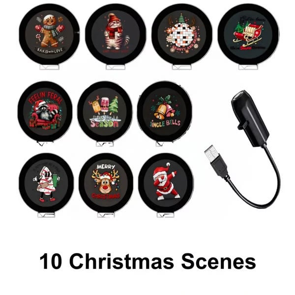 🎄🌟 Nattlampa med julprojektion – Plug & Play HD-julprojektor🎅