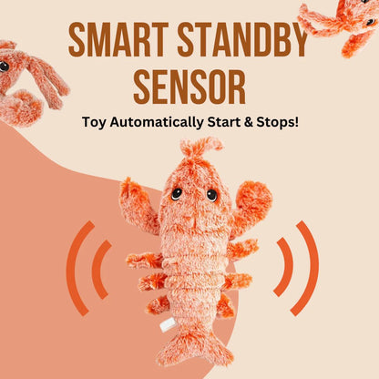 🔥Floppy Lobster Interaktiv Hundleksak