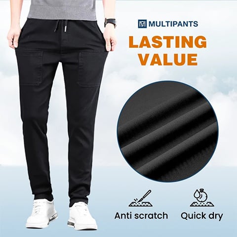🔥Köp 2 få 5% rabatt (fri frakt)🔥🥰 MultiPants - slitstarka cargobyxor med hög stretch och flera fickor