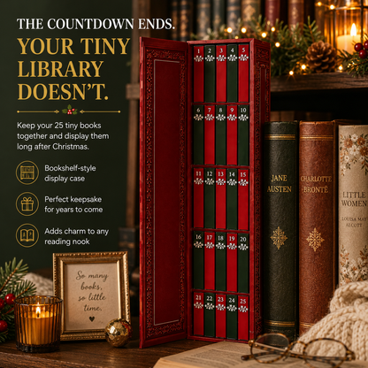 📚 49% RABATT | 25-dagars julkalender med miniböcker – Öppna, läs, häng och samla 🎄