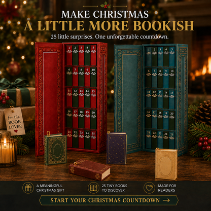 📚 49% RABATT | 25-dagars julkalender med miniböcker – Öppna, läs, häng och samla 🎄