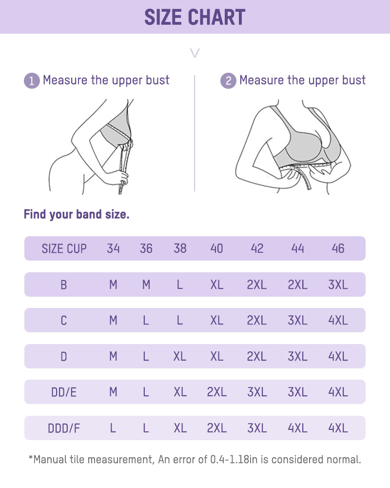 Bekväm, bygelfri, heltäckande jelly-bh