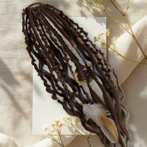 💖Sista dagen 49% rabatt 👩🏼‍🦱Direkt Boho-hästsvans