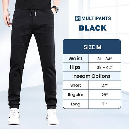 🔥Köp 2 få 5% rabatt (fri frakt)🔥🥰 MultiPants - slitstarka cargobyxor med hög stretch och flera fickor