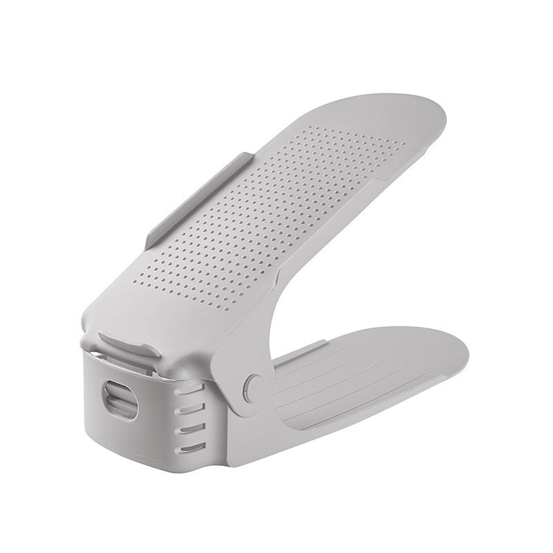 Dubbelskiktad fristående skohylla