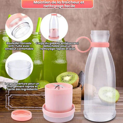 🎄 Nyårsbjudande 🎄 Bästsäljande bärbar juicepress | 🌟 Njut av färsk juice när som helst, var som helst!