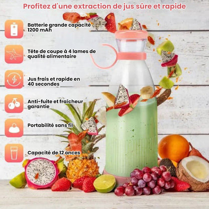 🎄 Nyårsbjudande 🎄 Bästsäljande bärbar juicepress | 🌟 Njut av färsk juice när som helst, var som helst!