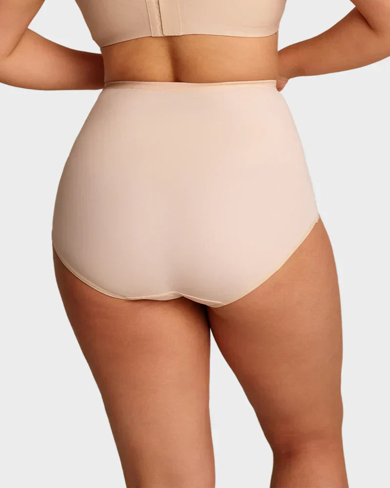 🌸Sista dagen - Köp en, få tre gratis✨ Högmidjade plus size-underkläder med korsvis magkontroll
