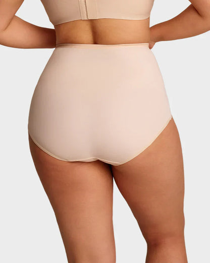 🌸Sista dagen - Köp en, få tre gratis✨ Högmidjade plus size-underkläder med korsvis magkontroll