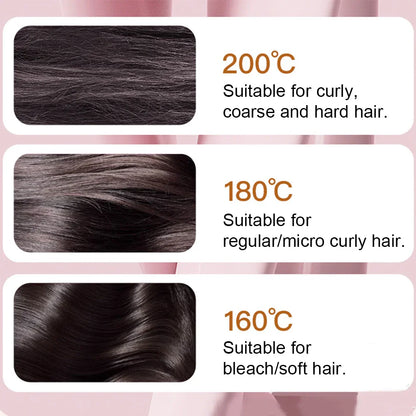 Bärbar värmehårborste