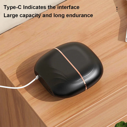 Bärbar värmehårborste