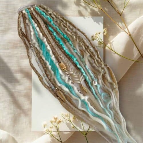 💖Sista dagen 49% rabatt 👩🏼‍🦱Direkt Boho-hästsvans