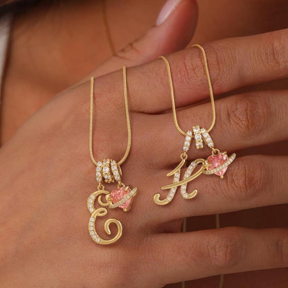 💖 SISTA DAGEN – 51 % RABATT ✨3-lagers halsband med initialer A-Z🎀 | Personligt och elegant
