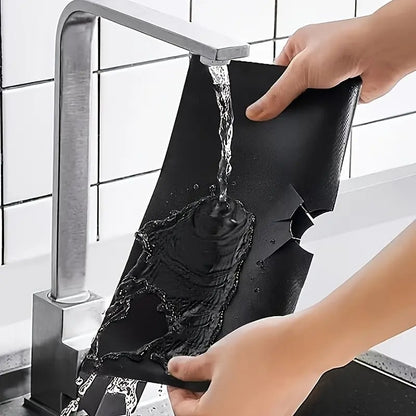 4-delade återanvändbara non-stick brännarlock för gasspis – värmebeständiga och tvättbara