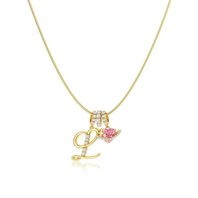 💖 SISTA DAGEN – 51 % RABATT ✨3-lagers halsband med initialer A-Z🎀 | Personligt och elegant