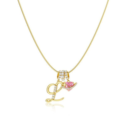💖 SISTA DAGEN – 51 % RABATT ✨3-lagers halsband med initialer A-Z🎀 | Personligt och elegant