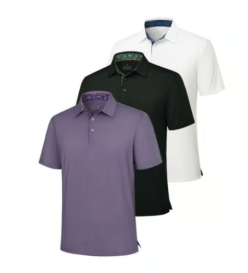 🔥Kampanj 49% rabatt👕3-pack pikétröjor för herr
