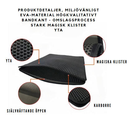 🔥upp till 49% rabatt🔥Dubbellager halkfri sällskapsdjur kattströ matta
