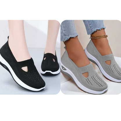 🔥Damskor, bekväma, andningsbara, halkfria ortopediska promenadskor för medelålders och äldre