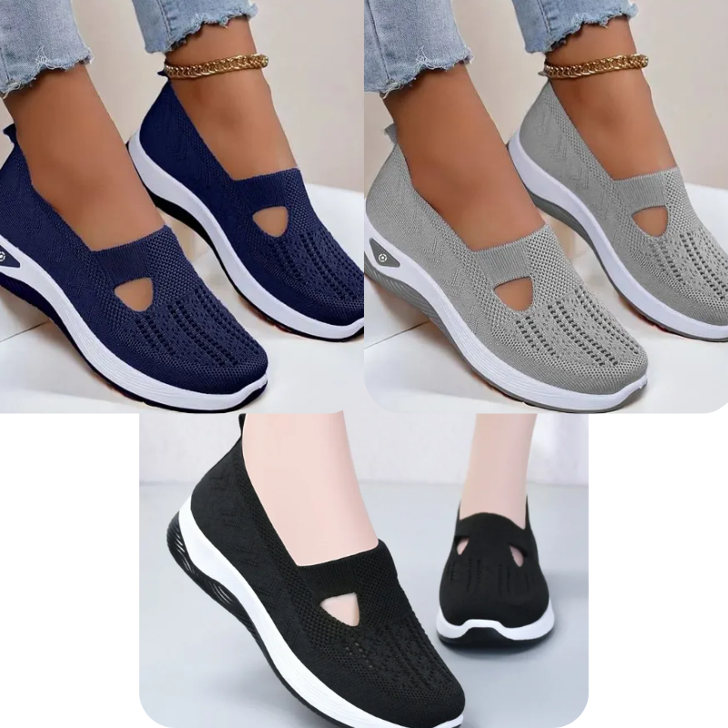 🔥Damskor, bekväma, andningsbara, halkfria ortopediska promenadskor för medelålders och äldre